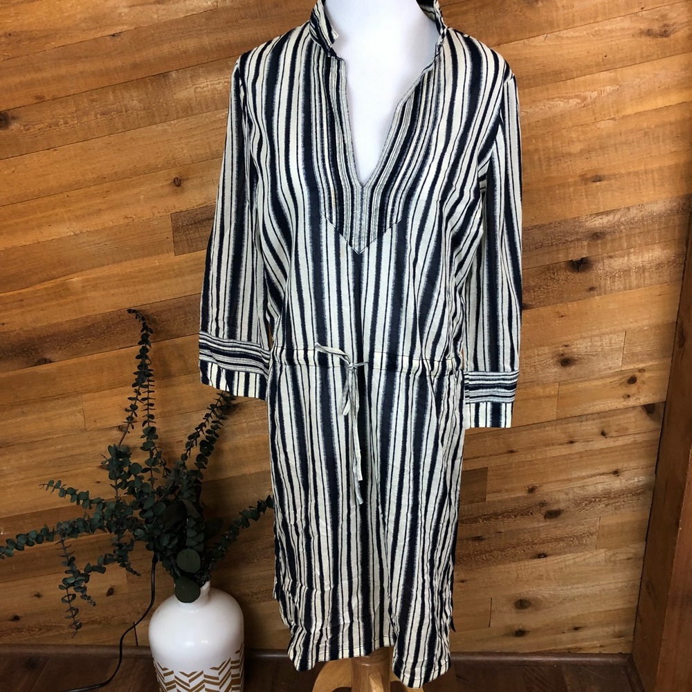 Tory Burch striped sheer lightweight dress